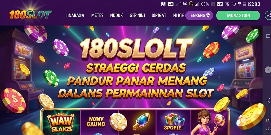 Tampilan menarik gameplay dalam 180SLOT yang menegangkan.