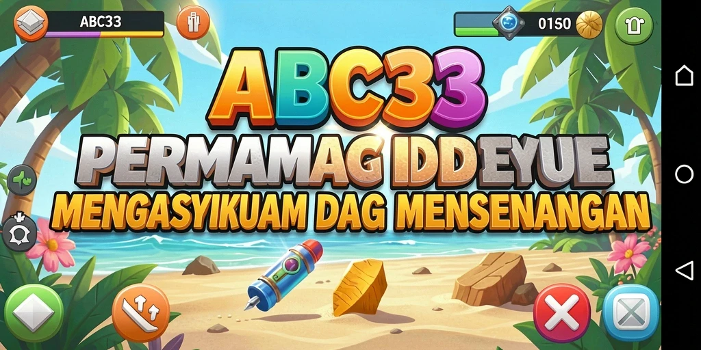 Screenshot gameplay Idle ABC33 yang menawan dan interaktif.