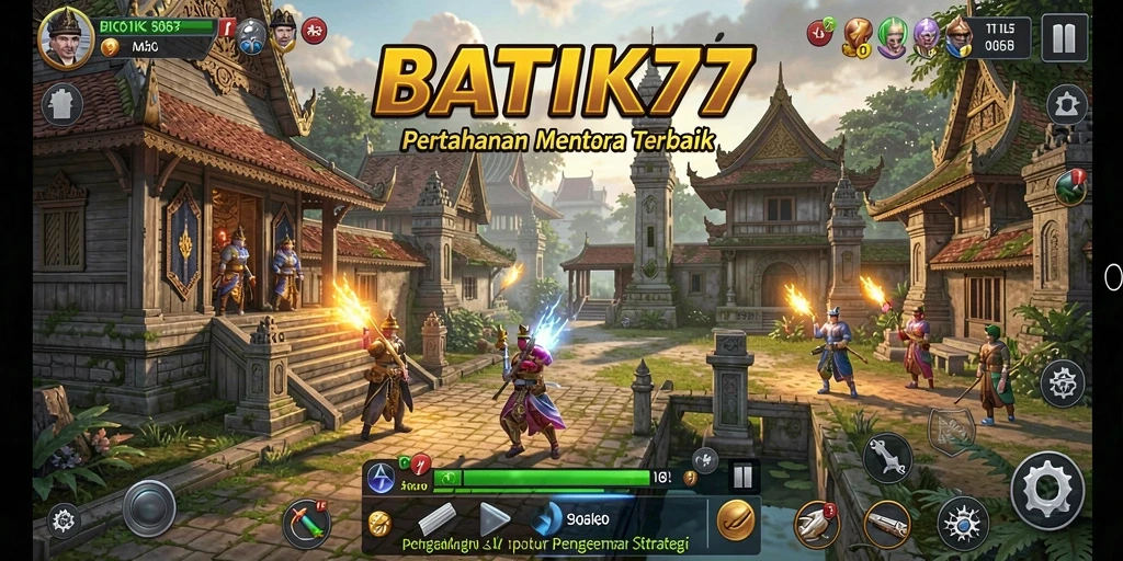 Gameplay seru dan strategis dari BATIK77 dalam Tower Defense.