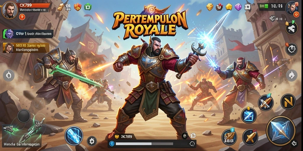 Gameplay CK789 menegangkan dengan aksi pertempuran yang intens.