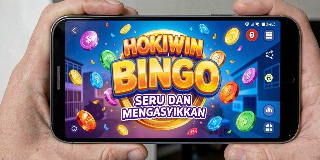 Screenshot gameplay HOKIWIN menampilkan keseruan permainan Bingo.