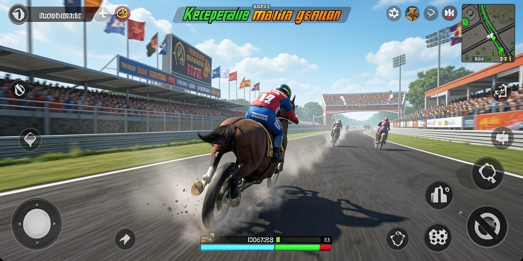 Gameplay balapan seru di ID6788 dengan mobil cepat.