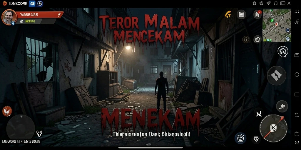 Tampilan gameplay menakutkan dari IDNSCORE yang memicu adrenalin.