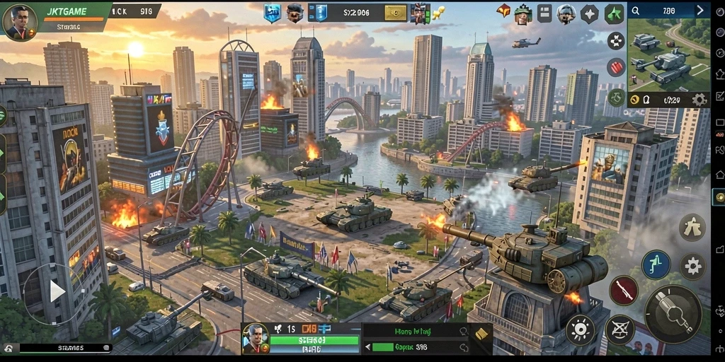 Tampilan menarik dari gameplay JKTGAME yang menantang.
