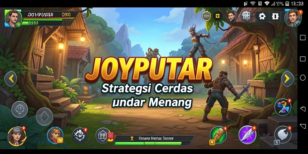 Tampilan gameplay menegangkan dari JOYPUTAR dengan strategi yang mendalam.