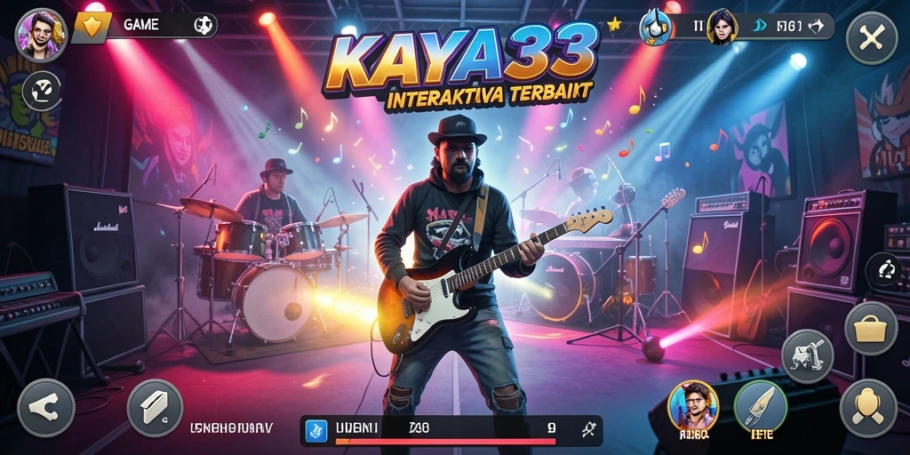 Tampilan menarik gameplay KAYA33 dengan lagu-lagu seru.