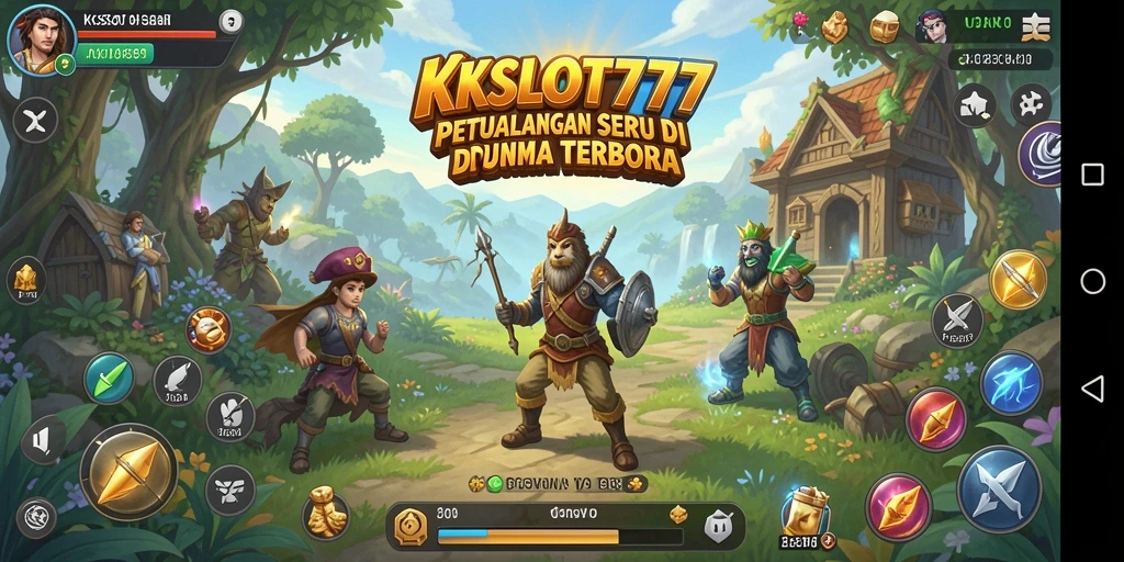Gameplay KKSLOT777 dalam petualangan dunia terbuka yang seru.