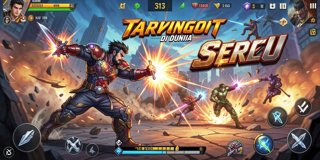 Tangkapan layar gameplay S13 yang seru dan penuh aksi.