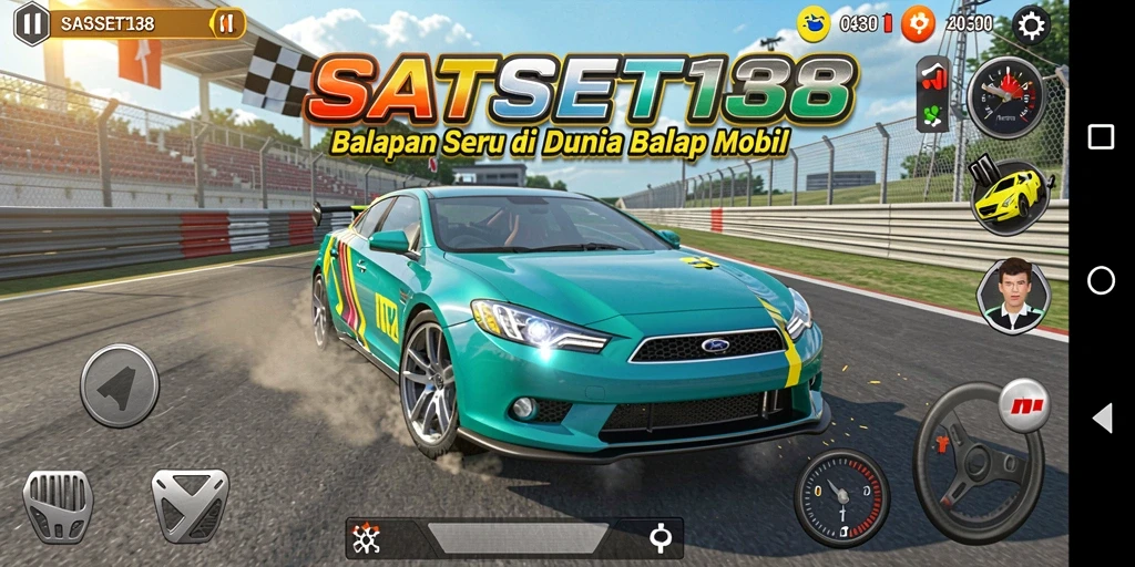 Gameplay seru balapan mobil di SATSET138 yang menegangkan.