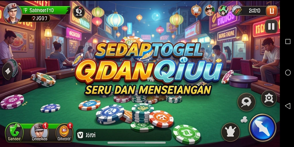 Tampilan gameplay QiuQiu yang menarik dan seru di SEDAPTOGEL.