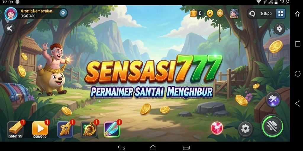 Screenshot gameplay SENSASI777 dengan grafis menarik dan antarmuka yang ramah pengguna.