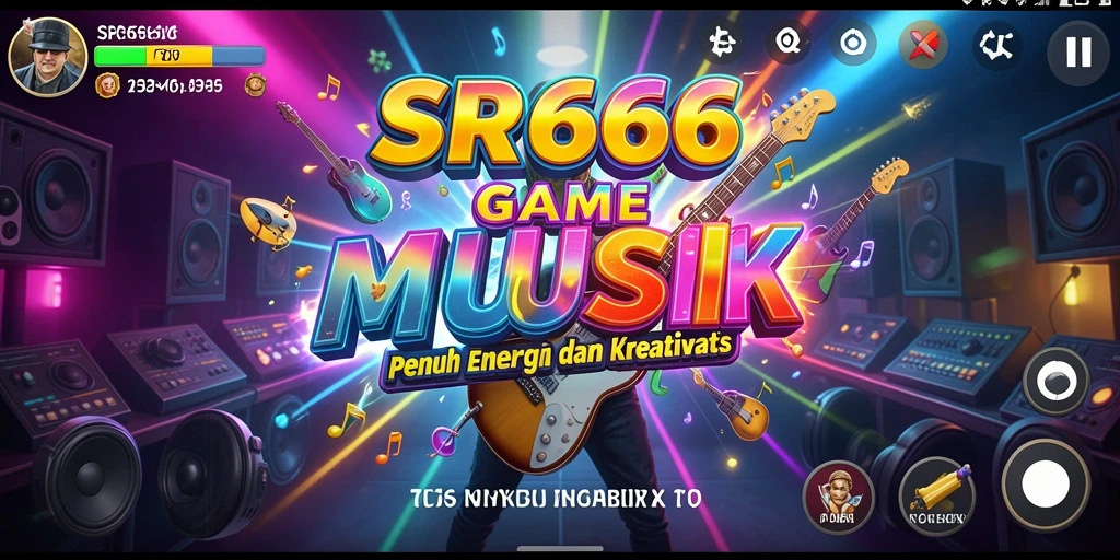 Tampilan gameplay SR6666 yang penuh warna dan dinamis.